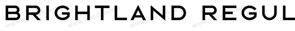 Brightland Regular字体转换